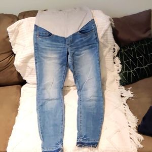 Three maternity pants (jeans and skinny)
